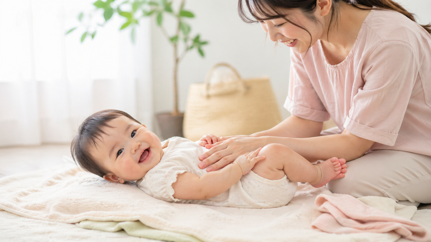 年間フルプランで赤ちゃんの成長を残すレッスン付きフォト撮影のイメージ